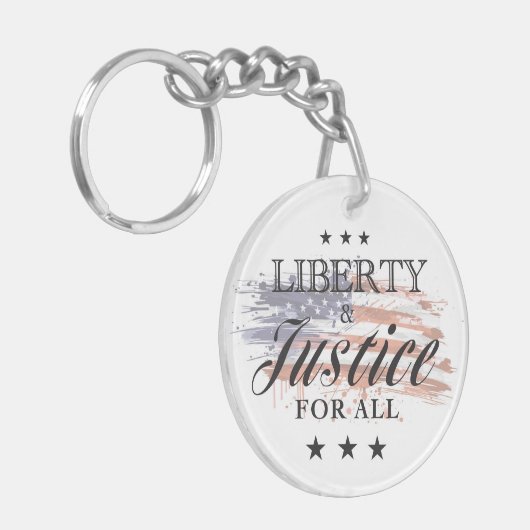 Liberty Acrylic Keychain キーホルダー (正面左)