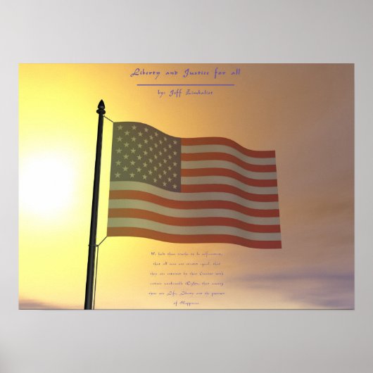 Liberty and Justice ポスター (正面)
