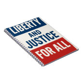 Liberty and Justice For All – 堂々たるミニマリスト ノートブック (右側)