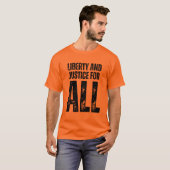Liberty and Justice For All Protest Tシャツ (正面フル)