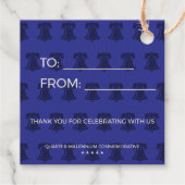 Liberty Bell 1776–2026 To/From Quarter-Millennium★ フェイバータグ (裏面)