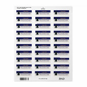 Liberty Bell 250 Patriotic Family Address Design ラベル (フルシート)