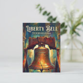 Liberty Bell Pennsylvania ポストカード (スタンド正面)