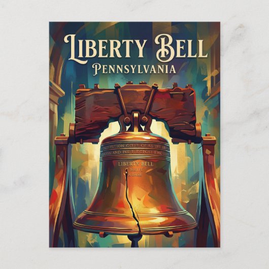 Liberty Bell Pennsylvania ポストカード (正面)