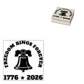 Liberty Bell Seal • 1776–2026 U.S. Tribute ラバースタンプ (押印)