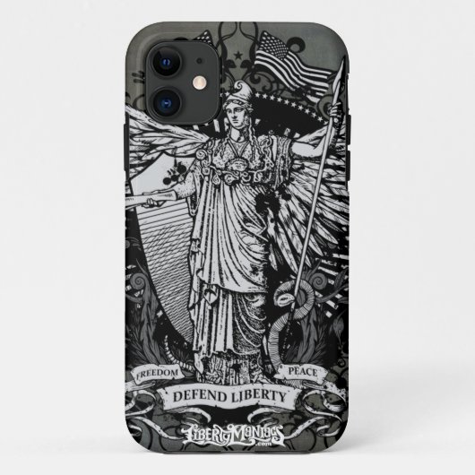Liberty Case Libertasの女性 Case-Mate iPhoneケース (裏面)