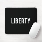 Liberty - Cool New Funny Name Fan Gift Tee マウスパッド (マウス)