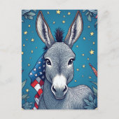 Liberty Donkey Vote Reminder ポストカード (正面)