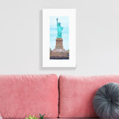 Liberty Enlightening the World Lazarus Poem Canvas キャンバスプリント (インサイチュ (リビング))