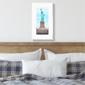 Liberty Enlightening the World Lazarus Poem Canvas キャンバスプリント (インサイチュ (寝室))