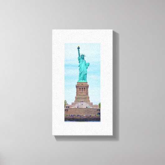 Liberty Enlightening the World Lazarus Poem Canvas キャンバスプリント (正面)
