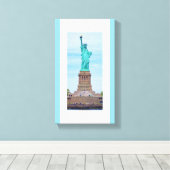 Liberty Enlightening the World Lazarus Poem Canvas キャンバスプリント (インサイチュ (ウッドフロア))