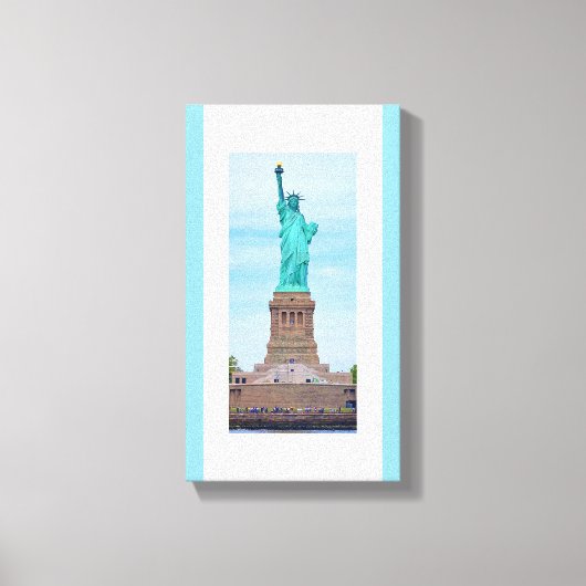 Liberty Enlightening the World Lazarus Poem Canvas キャンバスプリント (正面)