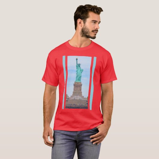 Liberty Enlightening the World Lazarus Poem Tシャツ (正面フル)