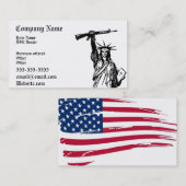 Liberty FFL女性ディーラーの名刺3 名刺 (正面/裏面)