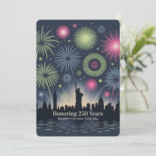 Liberty Fireworks 250 Years New York Gala Card (スタンド正面)