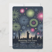 Liberty Fireworks 250 Years New York Gala Card (正面)