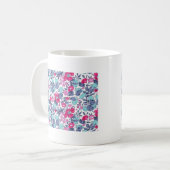 Liberty fleur personnalisable prénom コーヒーマグカップ (正面左)