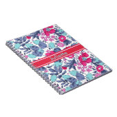 Liberty fleur personnalisable prénom ノートブック (右側)