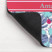 Liberty fleur personnalisable prénom マウスパッド (コーナー)