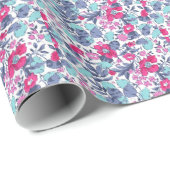 Liberty fleur personnalisable prénom ラッピングペーパー (ロールコーナー)