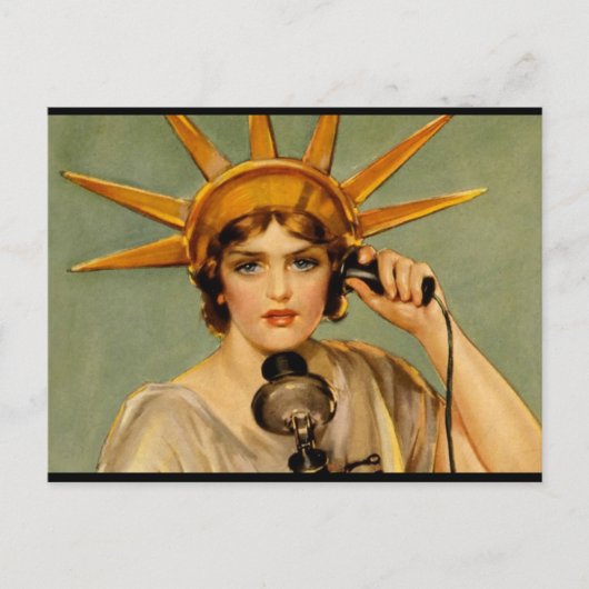 Liberty Girl - "Call Me" ポストカード (正面)
