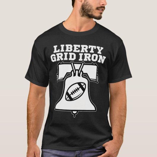 LIBERTY GRID IRON - フィラデルフィア フットボール Tシャツ (正面)