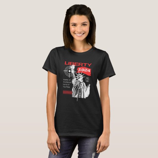 Liberty Home Of Brave Tシャツ (正面フル)