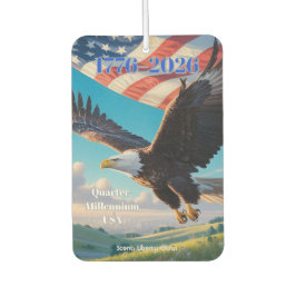 Liberty in the Air • 1776–2026 Eagle Keepsake カーエアーフレッシュナー