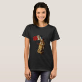 Liberty Leading the People Delacroix revolutionary Tシャツ (正面フル)