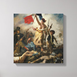 Liberty Leading the People Eugène Delacroix キャンバスプリント