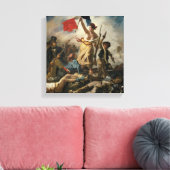 Liberty Leading the People Eugène Delacroix キャンバスプリント (インサイチュ (リビング))