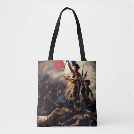 Liberty Leading the People, Eugene Delacroix トートバッグ (正面)