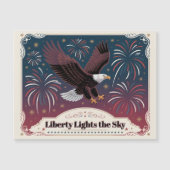Liberty Lights the Sky • 1776–2026 Keepsake Card (正面)