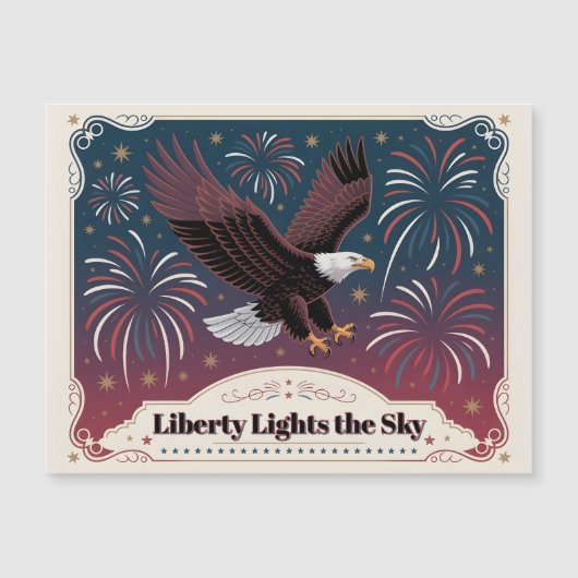 Liberty Lights the Sky • 1776–2026 Keepsake Card (正面)