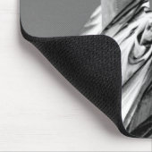 Liberty New York Cityのブラック&ホワイト州 マウスパッド (コーナー)