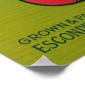 Liberty Orange LabelEscondido（カリフォルニア州） ポスター (角)