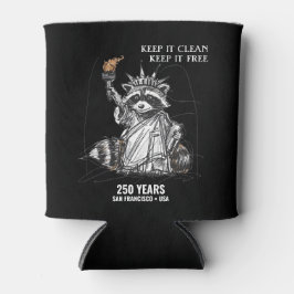Liberty Raccoon 250 Years San Francisco Pride 缶クーラー