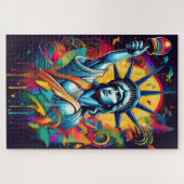 Liberty Rising – A Bold Modern Tribute to Freedom ジグソーパズル (横)