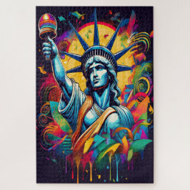 Liberty Rising – A Bold Modern Tribute to Freedom ジグソーパズル