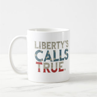 Liberty,s Call True lettwrデザイン コーヒーマグカップ