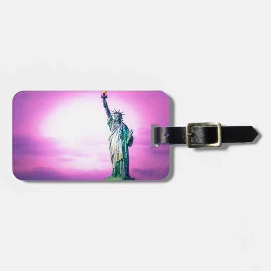Liberty Statue New York ラゲッジタグ (正面横)