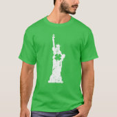 Liberty Status Clover Leaf Pajama St Patricks Day Tシャツ (正面)
