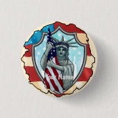 Liberty USA 缶バッジ (正面)