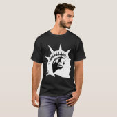 Liberty_Whiteの彫像 Tシャツ (正面フル)