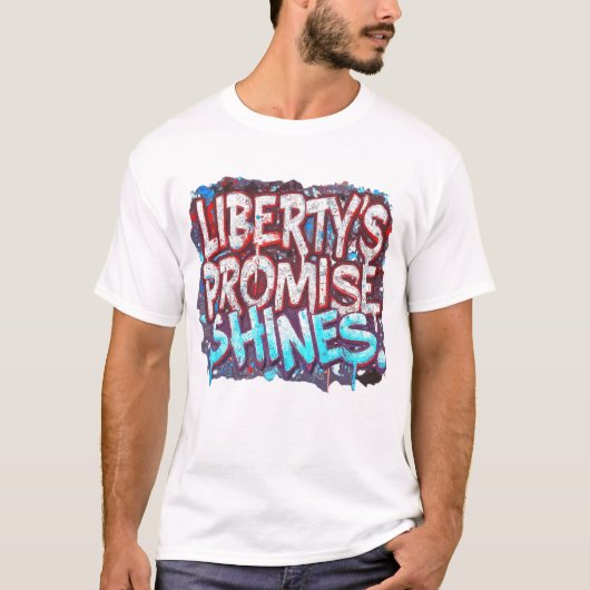 Liberty's Promise Tシャツが輝く Tシャツ (正面)