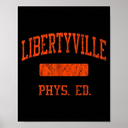 Libertyville High School Hs Libertyville Il Phys E ポスター (正面)