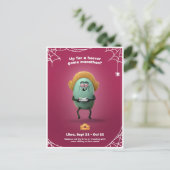 Libraのハロウィーンのはがき ポストカード (スタンド正面)