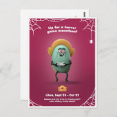 Libraのハロウィーンのはがき ポストカード (正面/裏面)