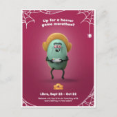 Libraのハロウィーンのはがき ポストカード (正面)